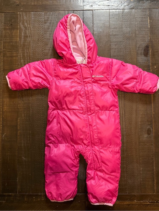 Columbia Other - Columbia Snuggly Bunny Bunting Zip-up, Size 6-12 Mos.